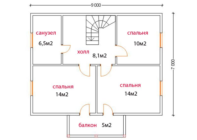 Интерьер дома 7 9